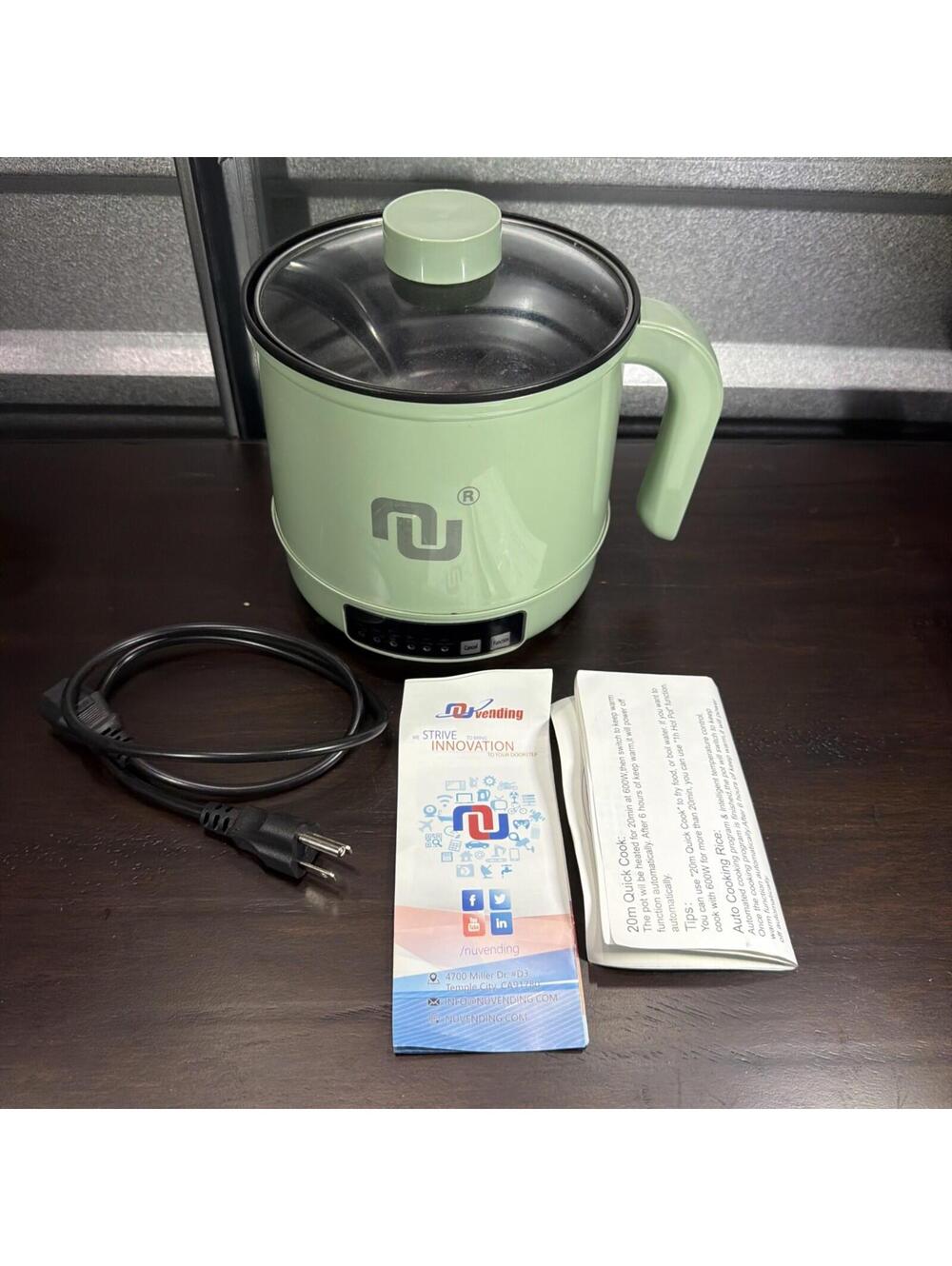 Mini Speed Food Pot Multi-Function Electric Cooker Non-Stick Pot Boiling Water *